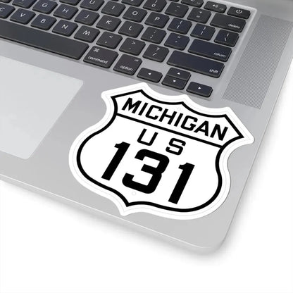 US 131 Michigan 1926 (Michigan) (Road Sign) STICKER Vinyl Kiss-Cut Decal - The Sticker Space