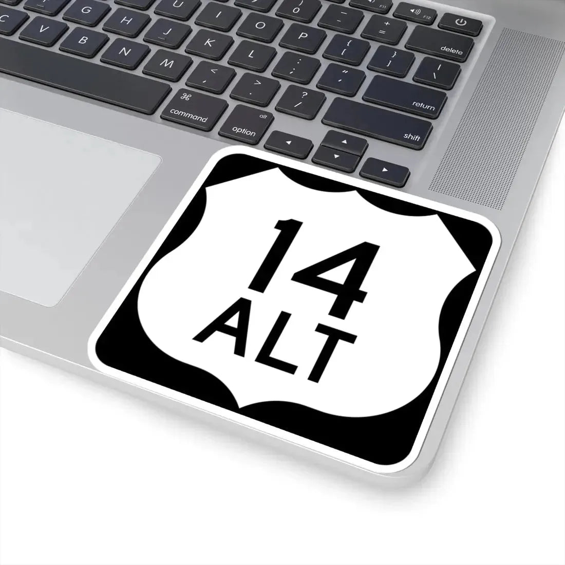US 14 Alternate Wyoming (Wyoming) (Road Sign) STICKER Vinyl Kiss-Cut Decal - The Sticker Space