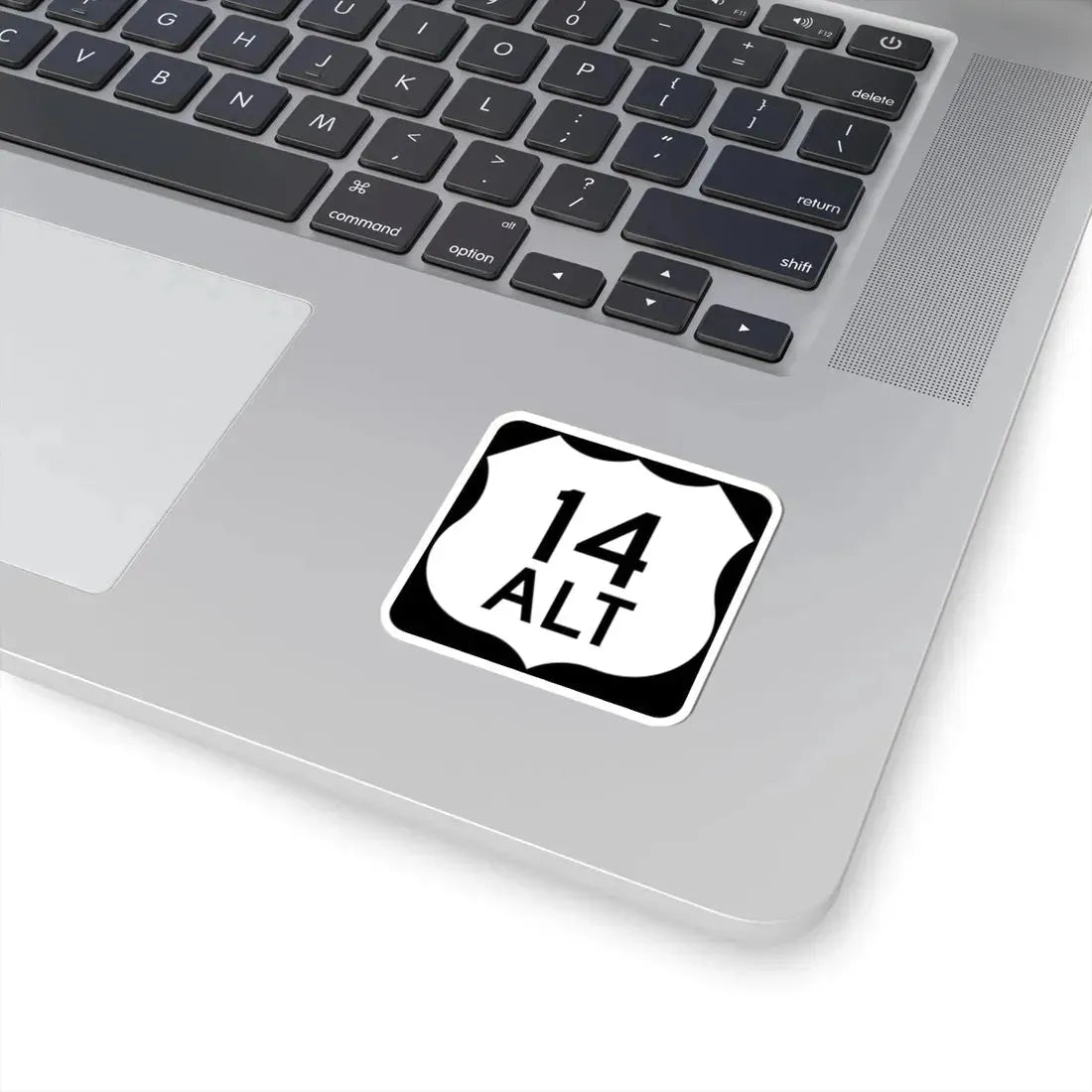 US 14 Alternate Wyoming (Wyoming) (Road Sign) STICKER Vinyl Kiss-Cut Decal - The Sticker Space
