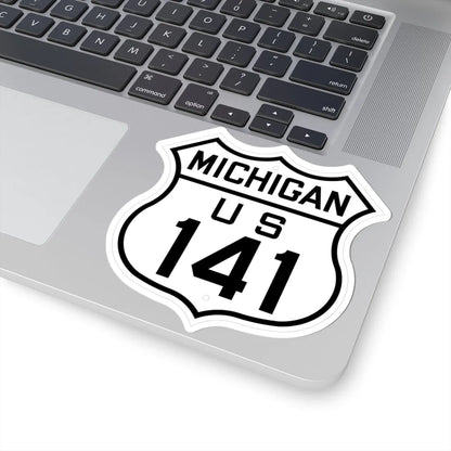 US 141 Michigan 1926 (Michigan) (Road Sign) STICKER Vinyl Kiss-Cut Decal - The Sticker Space