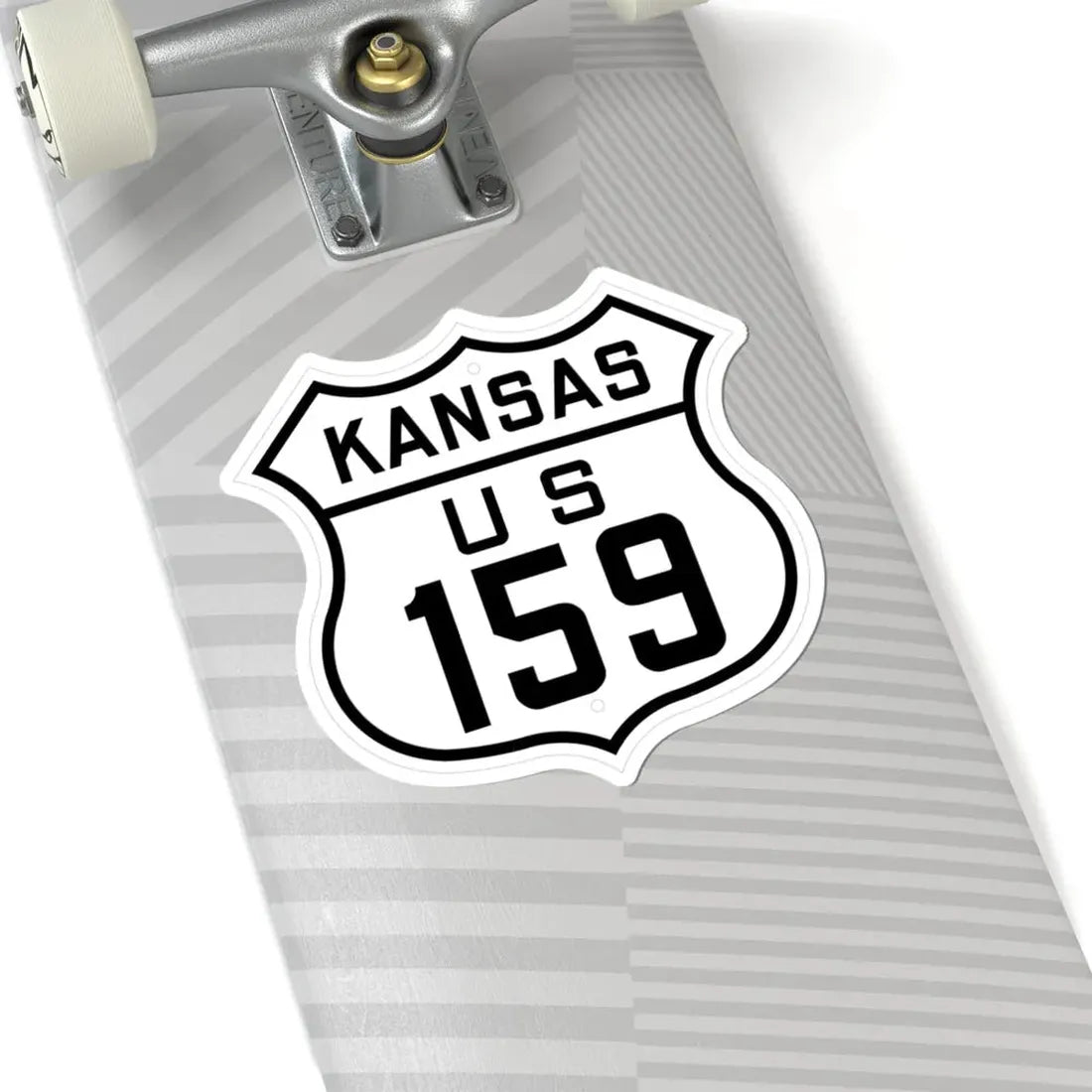US 159 Kansas 1926 (Kansas) (Road Sign) STICKER Vinyl Kiss-Cut Decal - The Sticker Space