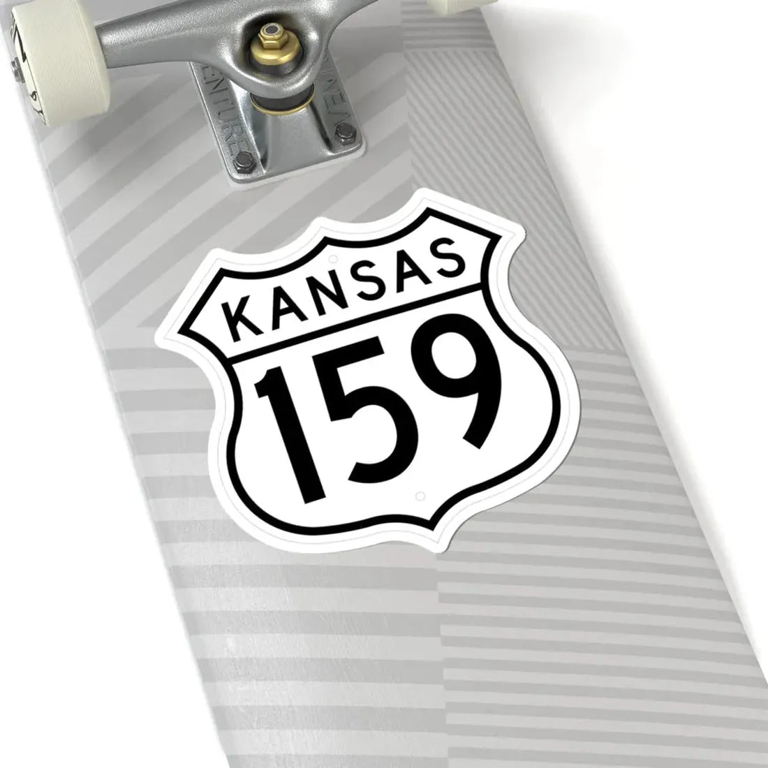 US 159 Kansas 1962 (Kansas) (Road Sign) STICKER Vinyl Kiss-Cut Decal - The Sticker Space