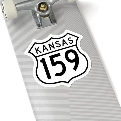 US 159 Kansas 1962 (Kansas) (Road Sign) STICKER Vinyl Kiss-Cut Decal - The Sticker Space