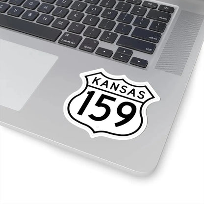 US 159 Kansas 1962 (Kansas) (Road Sign) STICKER Vinyl Kiss-Cut Decal - The Sticker Space