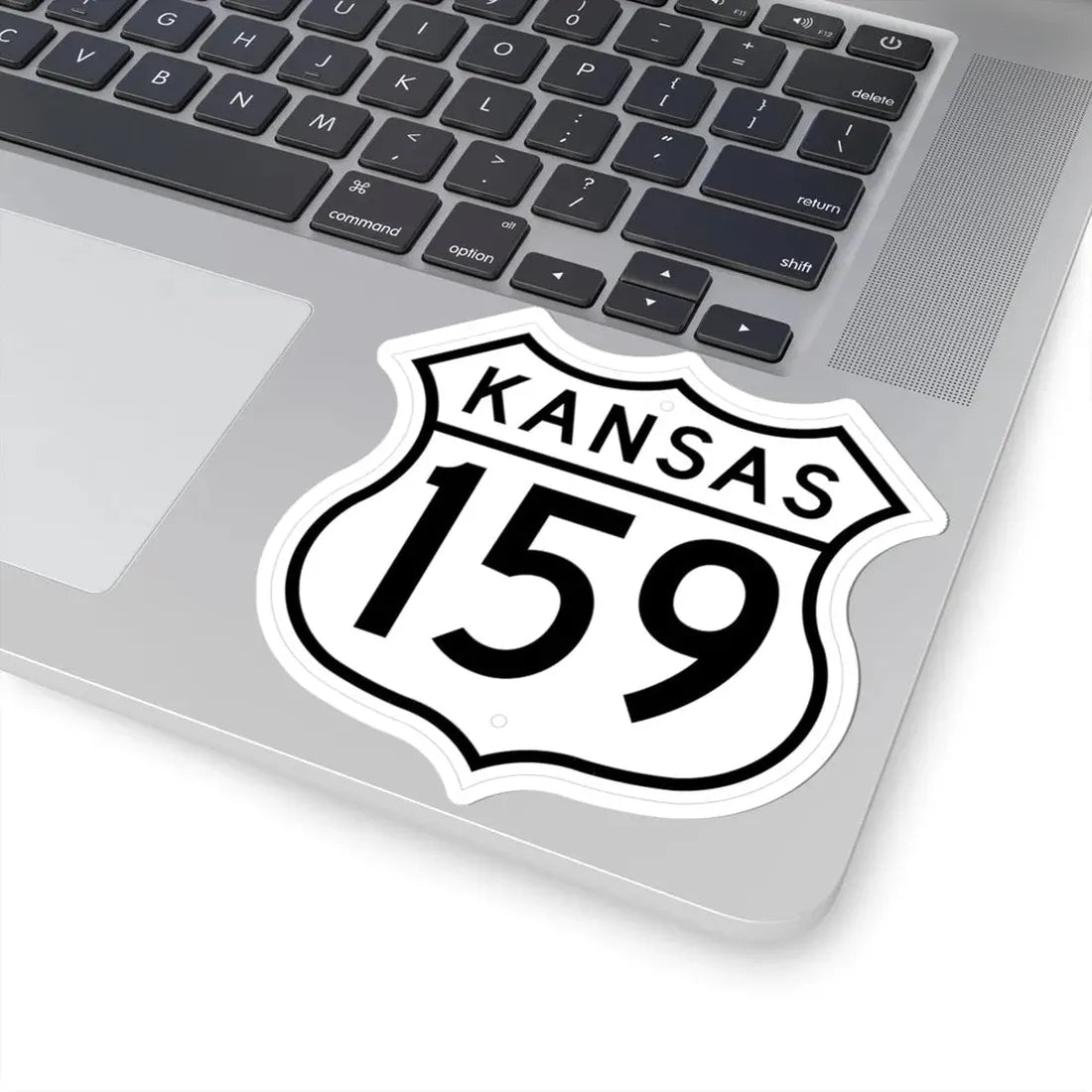 US 159 Kansas 1962 (Kansas) (Road Sign) STICKER Vinyl Kiss-Cut Decal - The Sticker Space