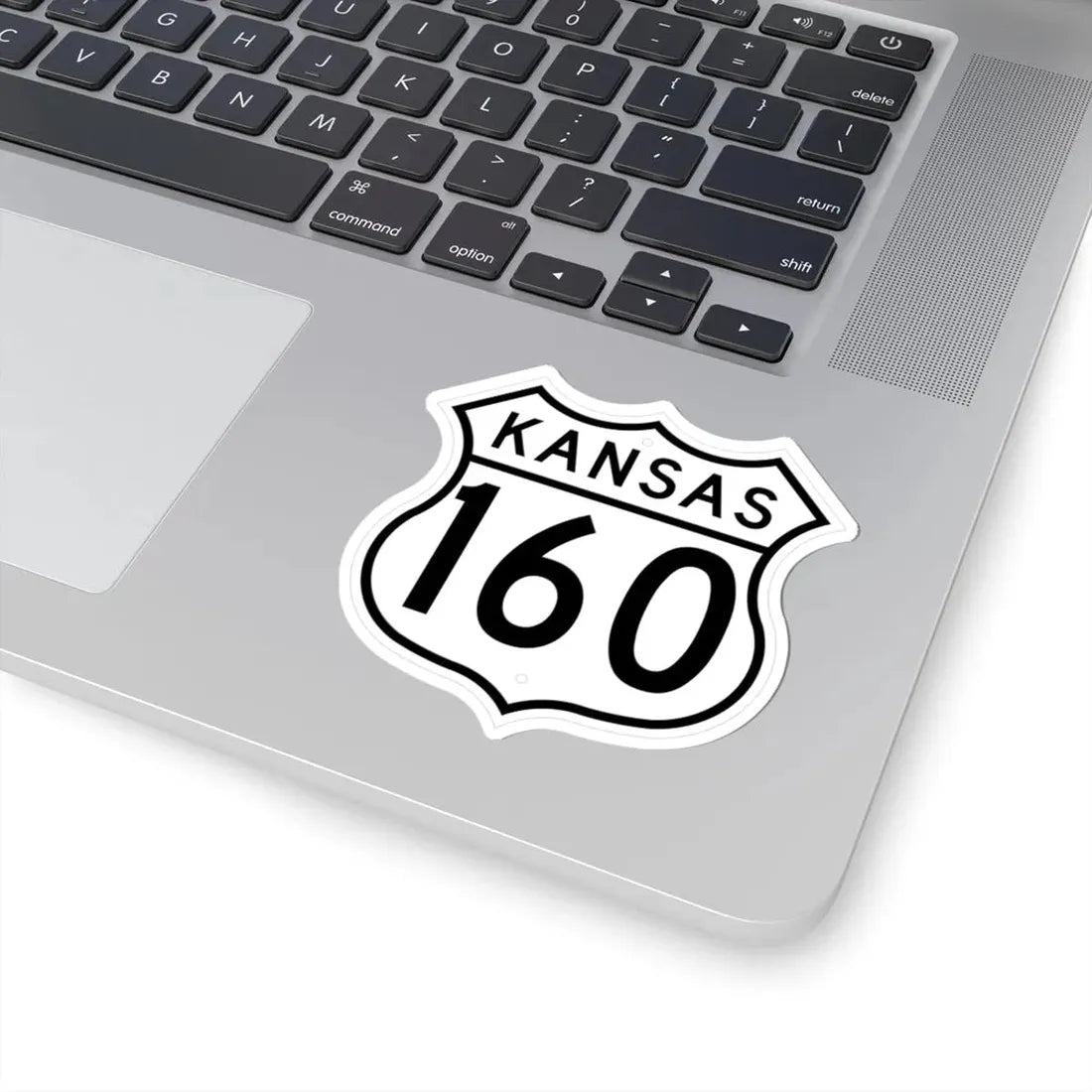 US 160 Kansas 1962 (Kansas) (Road Sign) STICKER Vinyl Kiss-Cut Decal - The Sticker Space