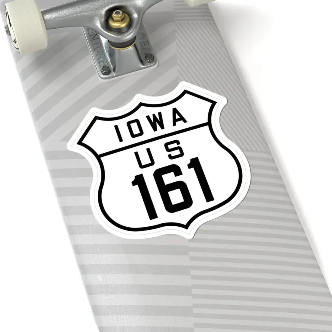 US 161 Iowa 1926 (Iowa) (Road Sign) STICKER Vinyl Kiss-Cut Decal - The Sticker Space