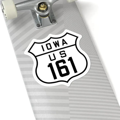 US 161 Iowa 1926 (Iowa) (Road Sign) STICKER Vinyl Kiss-Cut Decal - The Sticker Space