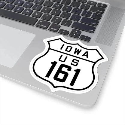 US 161 Iowa 1926 (Iowa) (Road Sign) STICKER Vinyl Kiss-Cut Decal - The Sticker Space