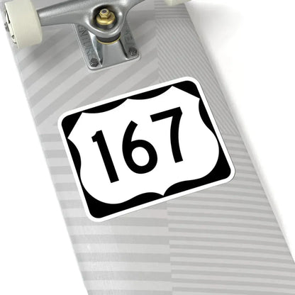 US 167 AR (Arkansas) (Road Sign) STICKER Vinyl Kiss-Cut Decal - The Sticker Space
