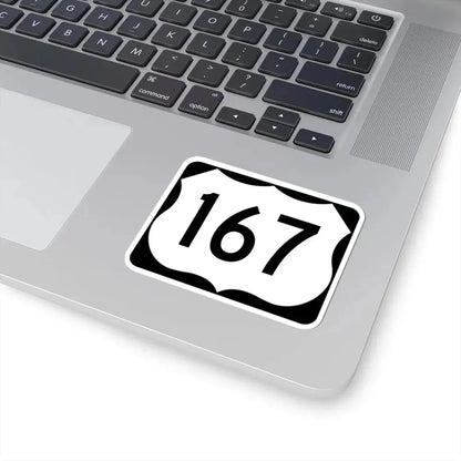 US 167 AR (Arkansas) (Road Sign) STICKER Vinyl Kiss-Cut Decal - The Sticker Space