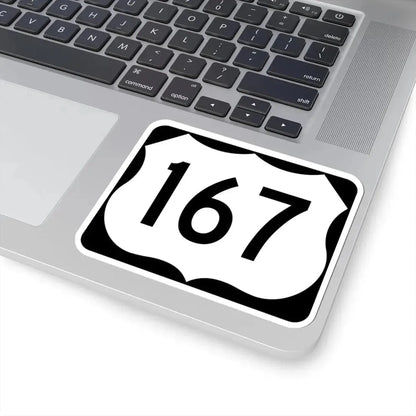 US 167 AR (Arkansas) (Road Sign) STICKER Vinyl Kiss-Cut Decal - The Sticker Space