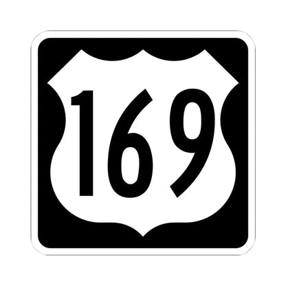US 169 IA (Iowa) (Road Sign) STICKER Vinyl Kiss-Cut Decal 4 Inch White - The Sticker Space