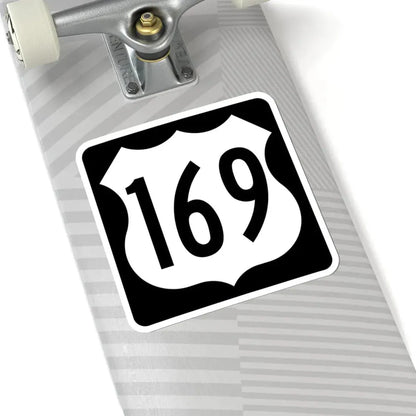 US 169 IA (Iowa) (Road Sign) STICKER Vinyl Kiss-Cut Decal - The Sticker Space