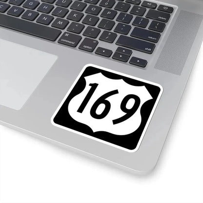 US 169 IA (Iowa) (Road Sign) STICKER Vinyl Kiss-Cut Decal - The Sticker Space