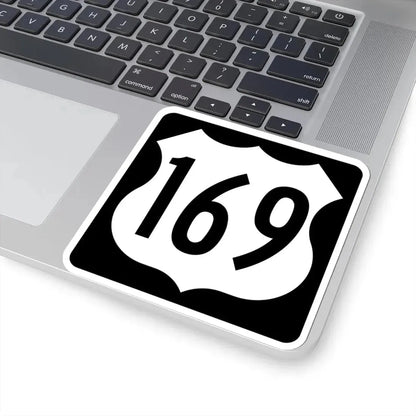 US 169 IA (Iowa) (Road Sign) STICKER Vinyl Kiss-Cut Decal - The Sticker Space