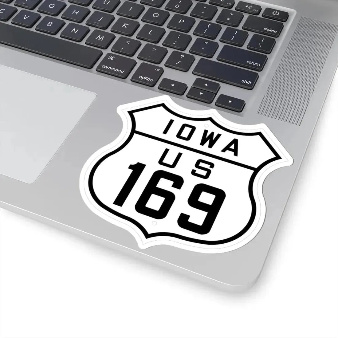US 169 Iowa 1926 (Iowa) (Road Sign) STICKER Vinyl Kiss-Cut Decal - The Sticker Space