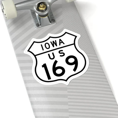 US 169 Iowa 1948 (Iowa) (Road Sign) STICKER Vinyl Kiss-Cut Decal - The Sticker Space