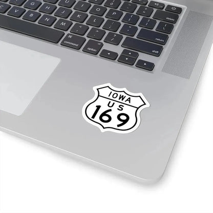 US 169 Iowa 1948 (Iowa) (Road Sign) STICKER Vinyl Kiss-Cut Decal - The Sticker Space