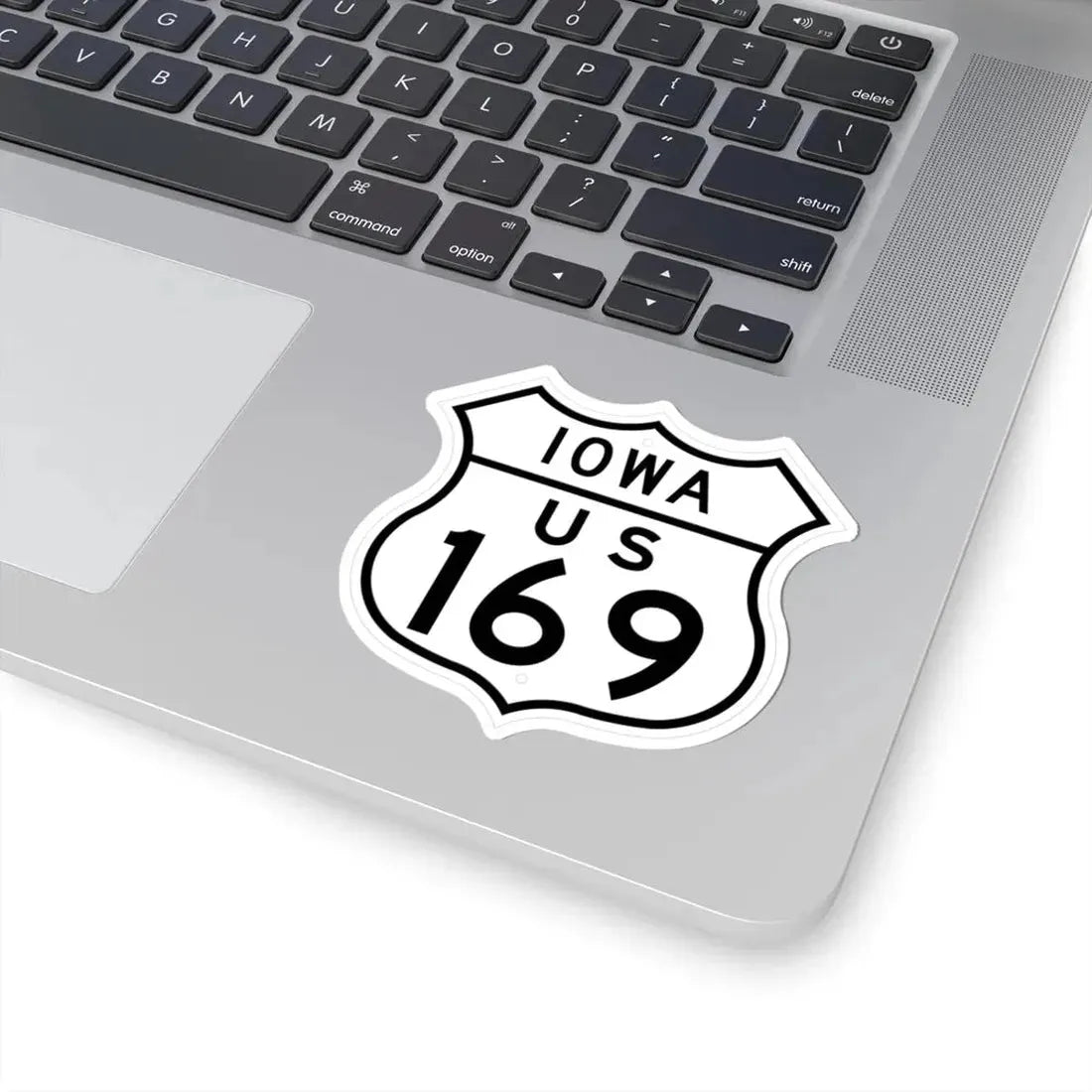 US 169 Iowa 1948 (Iowa) (Road Sign) STICKER Vinyl Kiss-Cut Decal - The Sticker Space