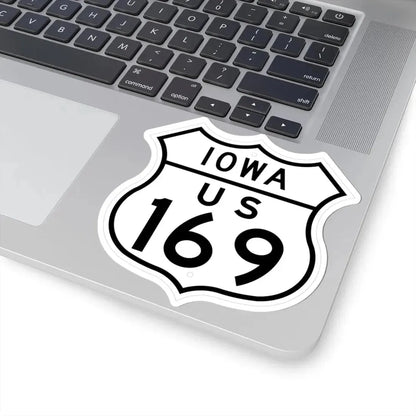 US 169 Iowa 1948 (Iowa) (Road Sign) STICKER Vinyl Kiss-Cut Decal - The Sticker Space