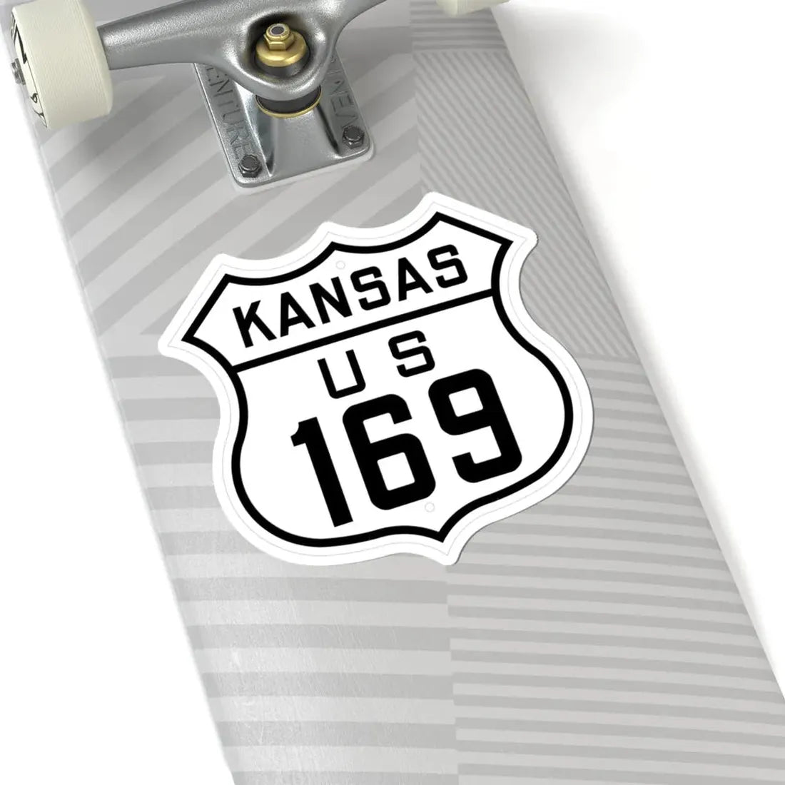 US 169 Kansas 1926 (Kansas) (Road Sign) STICKER Vinyl Kiss-Cut Decal - The Sticker Space