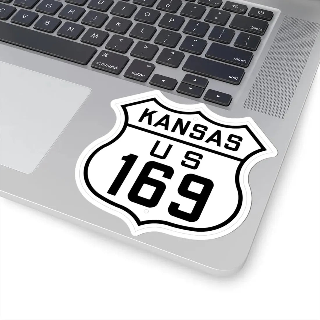US 169 Kansas 1926 (Kansas) (Road Sign) STICKER Vinyl Kiss-Cut Decal - The Sticker Space