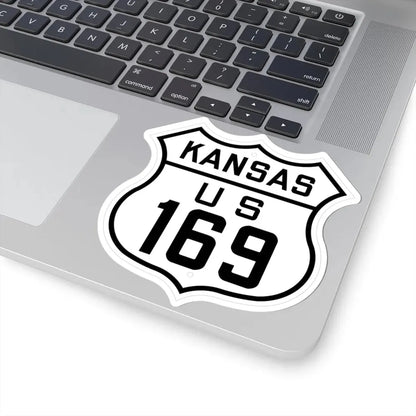 US 169 Kansas 1926 (Kansas) (Road Sign) STICKER Vinyl Kiss-Cut Decal - The Sticker Space