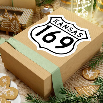 US 169 Kansas 1962 (Kansas) (Road Sign) STICKER Vinyl Kiss-Cut Decal - The Sticker Space