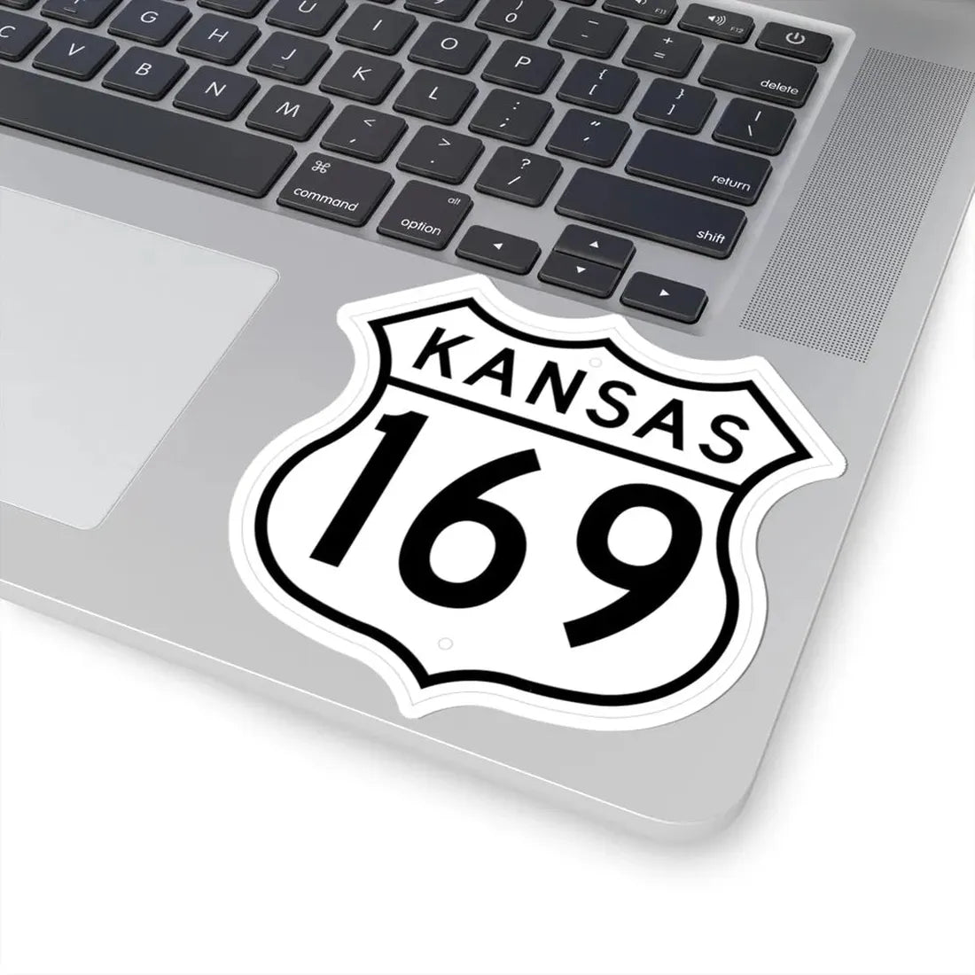 US 169 Kansas 1962 (Kansas) (Road Sign) STICKER Vinyl Kiss-Cut Decal - The Sticker Space