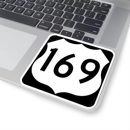 US 169 MN (Minnesota) (Road Sign) STICKER Vinyl Kiss-Cut Decal - The Sticker Space