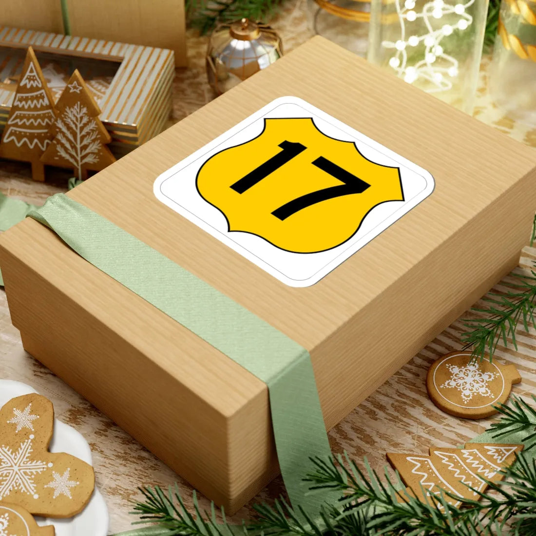 US 17 FL (Florida) (Road Sign) STICKER Vinyl Kiss-Cut Decal - The Sticker Space