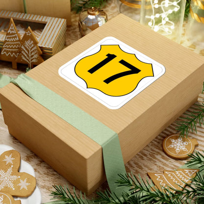 US 17 FL (Florida) (Road Sign) STICKER Vinyl Kiss-Cut Decal - The Sticker Space