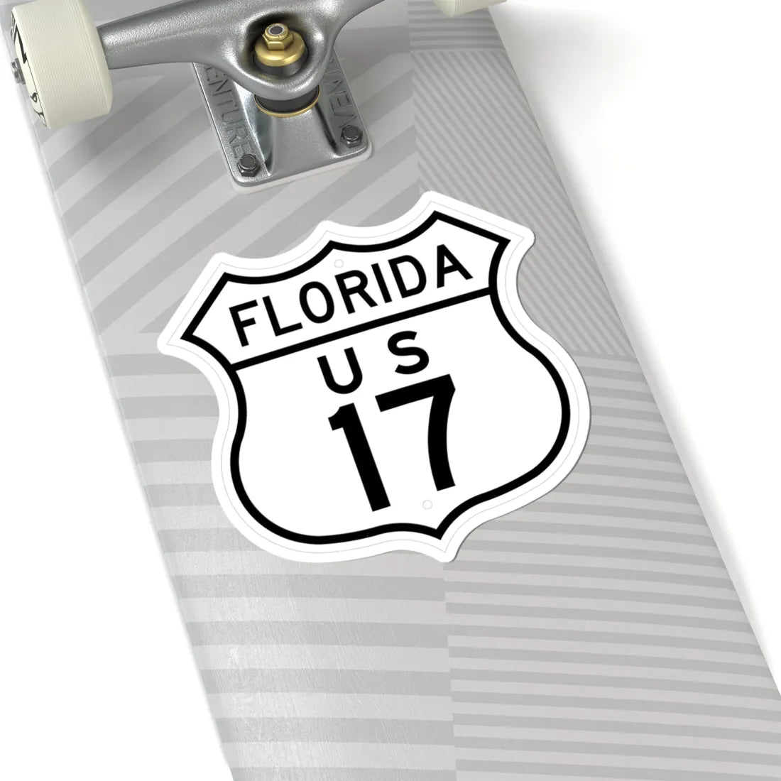 US 17 Florida 1948 (Florida) (Road Sign) STICKER Vinyl Kiss-Cut Decal - The Sticker Space