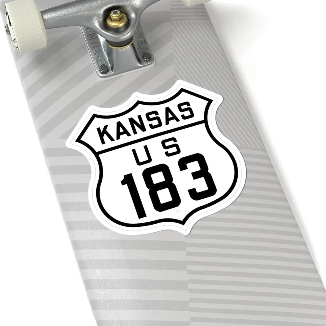 US 183 Kansas 1926 (Kansas) (Road Sign) STICKER Vinyl Kiss-Cut Decal - The Sticker Space