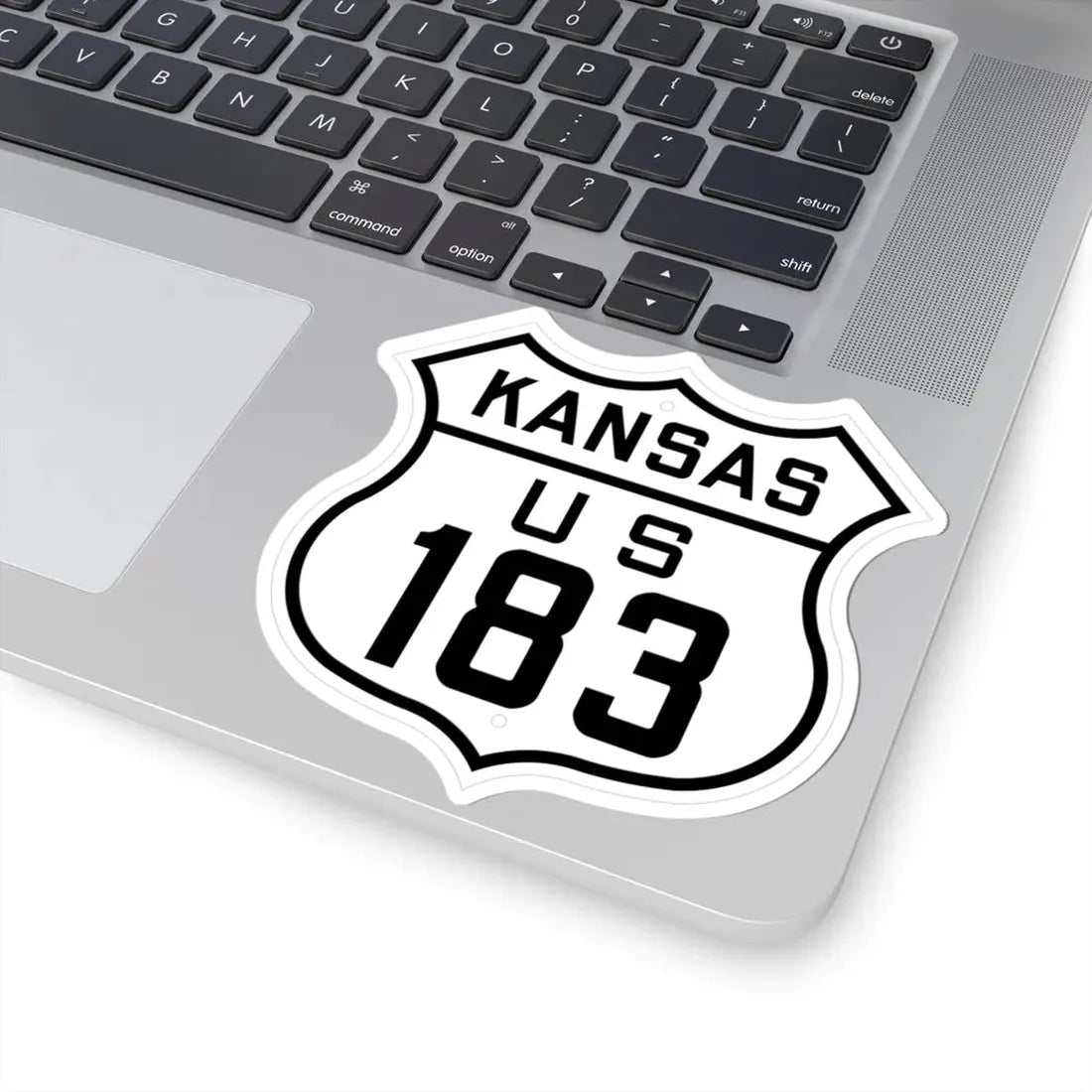 US 183 Kansas 1926 (Kansas) (Road Sign) STICKER Vinyl Kiss-Cut Decal - The Sticker Space