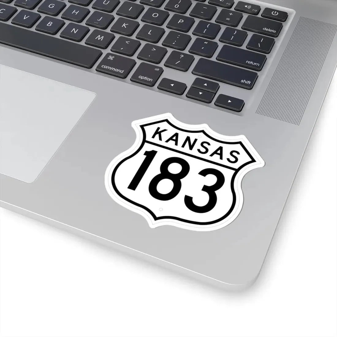 US 183 Kansas 1962 (Kansas) (Road Sign) STICKER Vinyl Kiss-Cut Decal - The Sticker Space