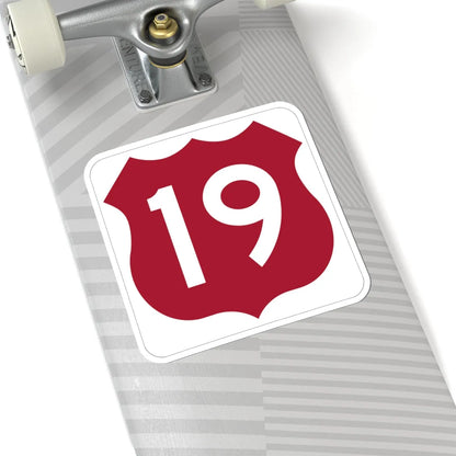 US 19 FL (Florida) (Road Sign) STICKER Vinyl Kiss-Cut Decal - The Sticker Space