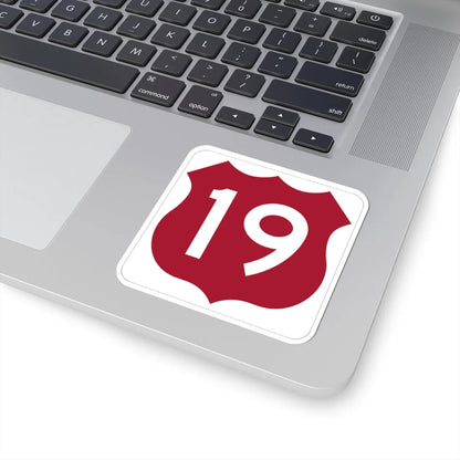 US 19 FL (Florida) (Road Sign) STICKER Vinyl Kiss-Cut Decal - The Sticker Space