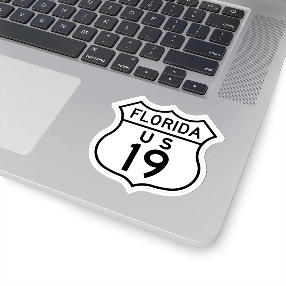 US 19 Florida 1948 (Florida) (Road Sign) STICKER Vinyl Kiss-Cut Decal - The Sticker Space