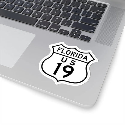 US 19 Florida 1948 (Florida) (Road Sign) STICKER Vinyl Kiss-Cut Decal - The Sticker Space