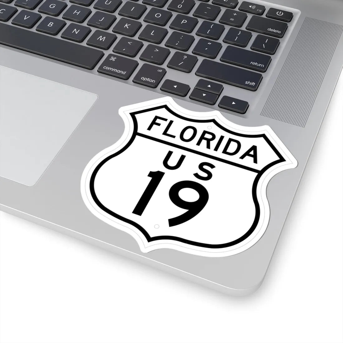 US 19 Florida 1948 (Florida) (Road Sign) STICKER Vinyl Kiss-Cut Decal - The Sticker Space