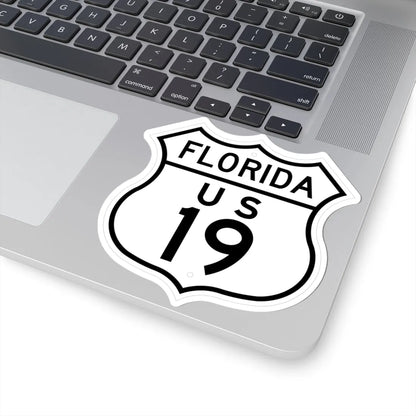 US 19 Florida 1948 (Florida) (Road Sign) STICKER Vinyl Kiss-Cut Decal - The Sticker Space