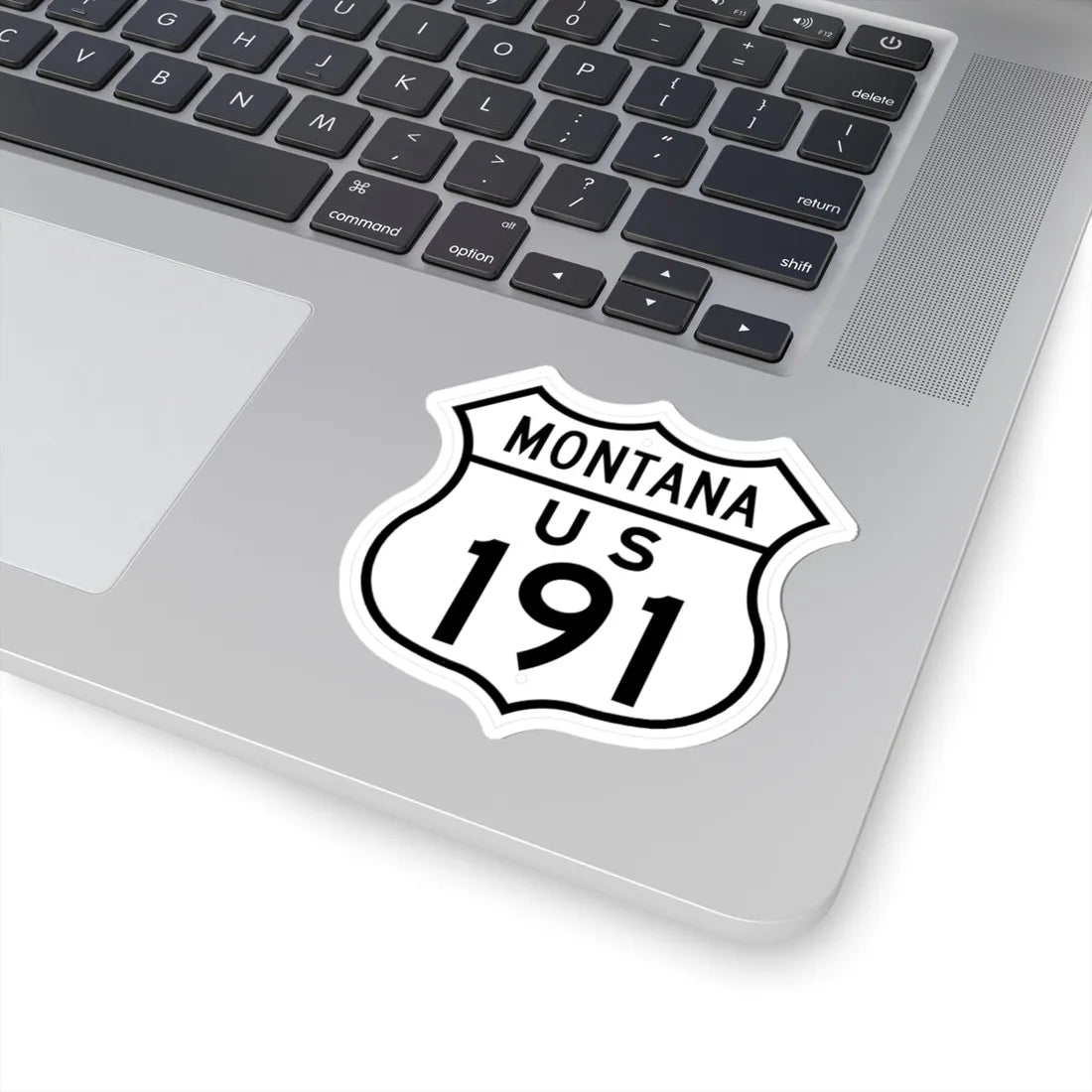 US 191 Montana 1948 (Montana) (Road Sign) STICKER Vinyl Kiss-Cut Decal - The Sticker Space