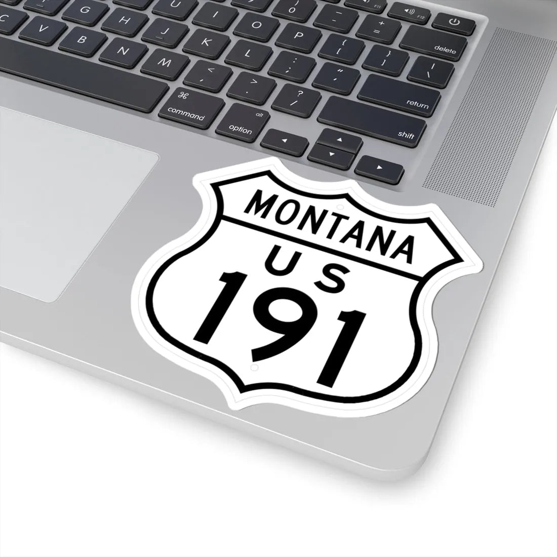 US 191 Montana 1948 (Montana) (Road Sign) STICKER Vinyl Kiss-Cut Decal - The Sticker Space