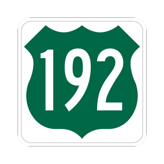 US 192 FL (Florida) (Road Sign) STICKER Vinyl Kiss-Cut Decal 2 Inch White - The Sticker Space