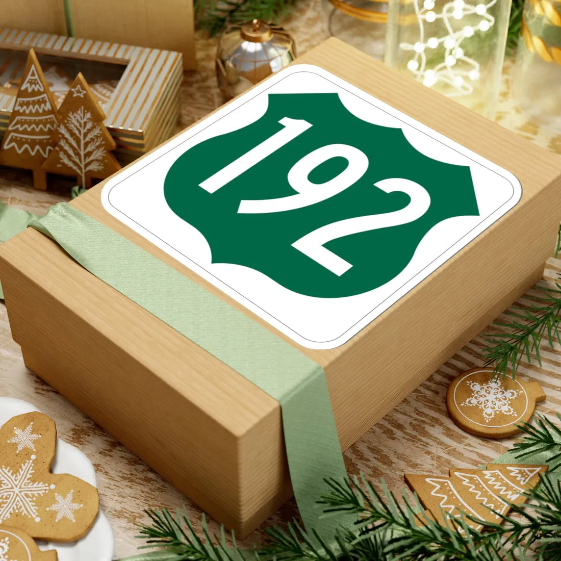 US 192 FL (Florida) (Road Sign) STICKER Vinyl Kiss-Cut Decal - The Sticker Space