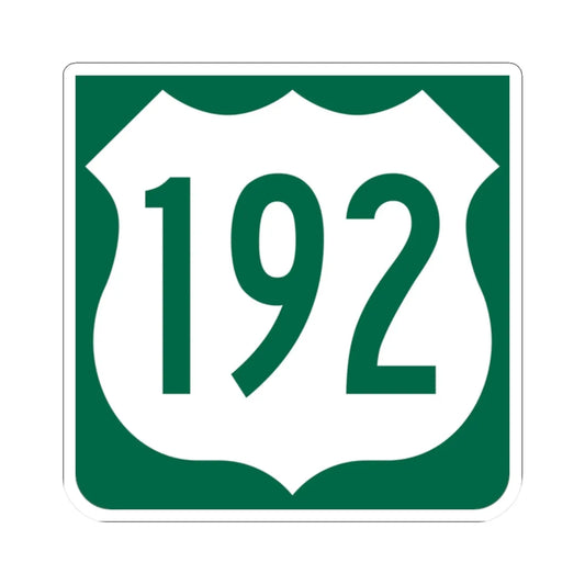 US 192 FL reversed (Florida) (Road Sign) STICKER Vinyl Kiss-Cut Decal 2 Inch White - The Sticker Space