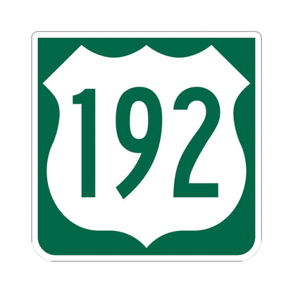 US 192 FL reversed (Florida) (Road Sign) STICKER Vinyl Kiss-Cut Decal 3 Inch White - The Sticker Space