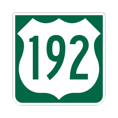 US 192 FL reversed (Florida) (Road Sign) STICKER Vinyl Kiss-Cut Decal 4 Inch White - The Sticker Space